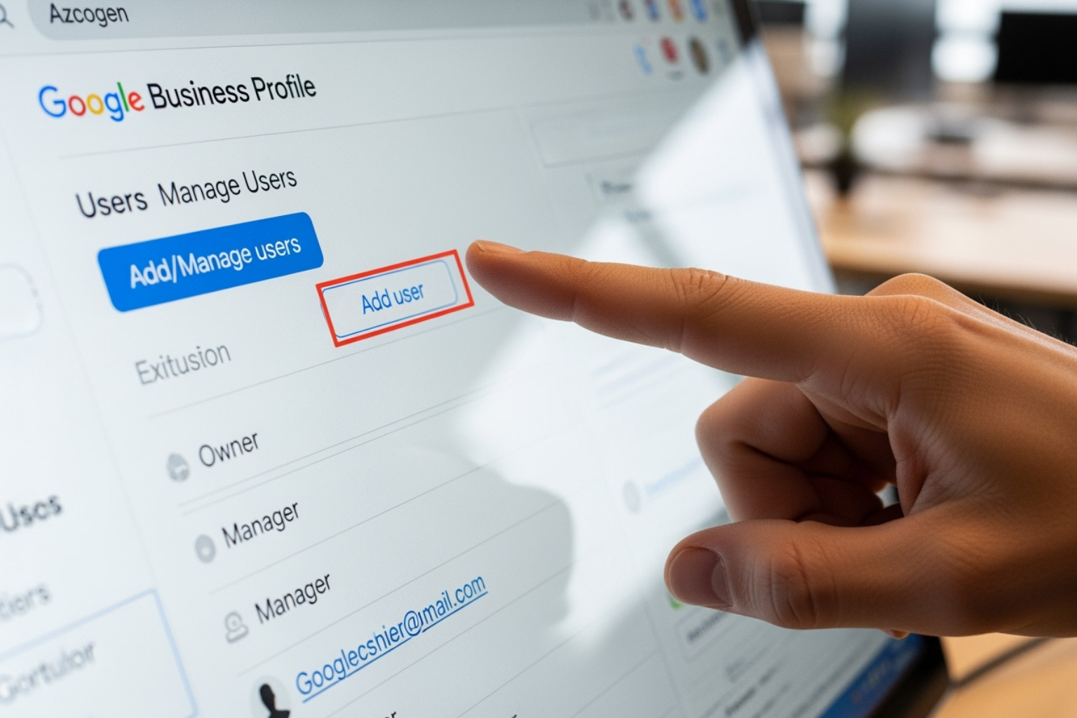 adding manager to google my business