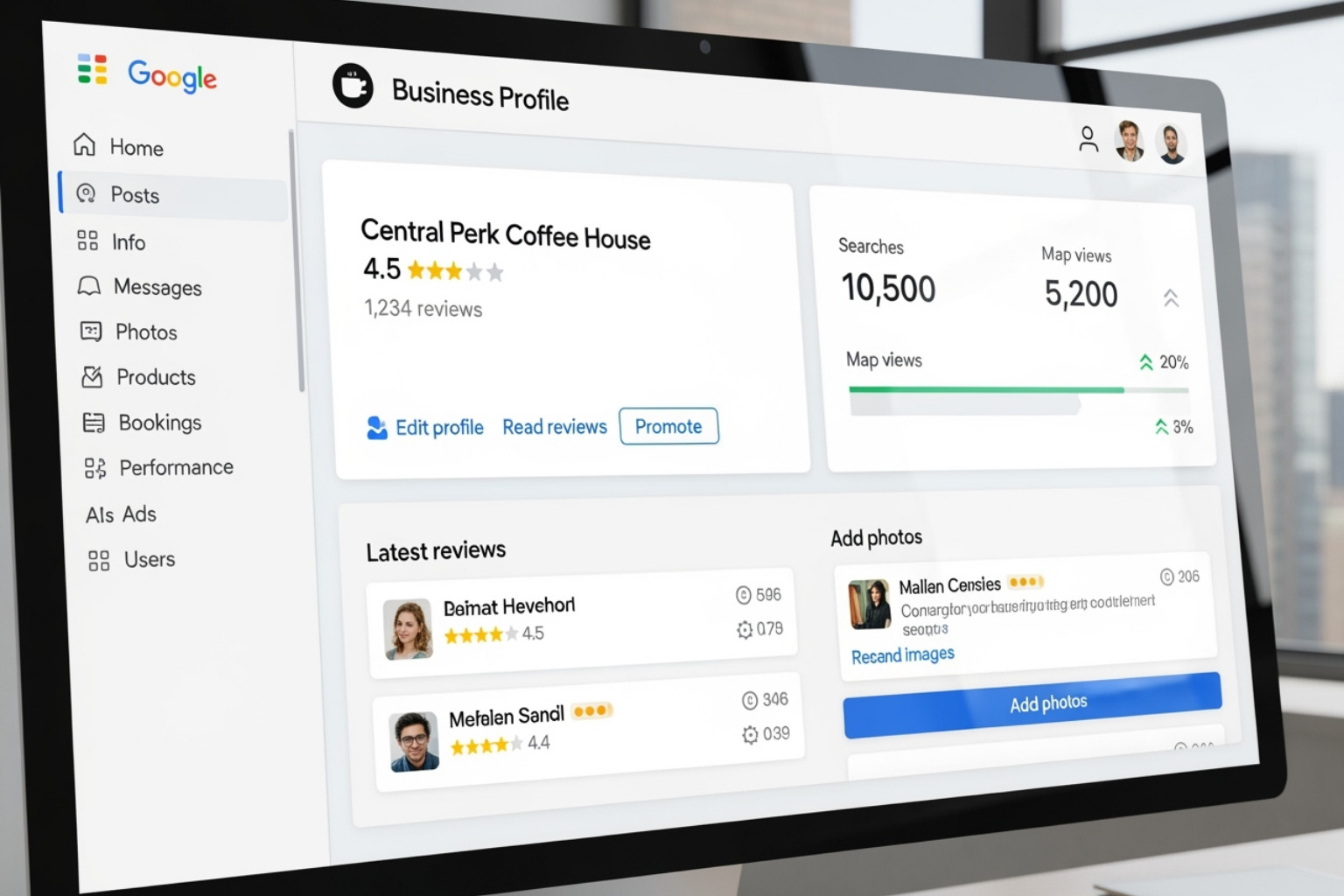 how to add someone to manage google my business